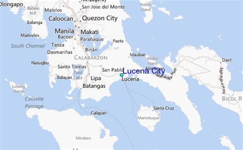 where is lucena city located|Lucena City Map .